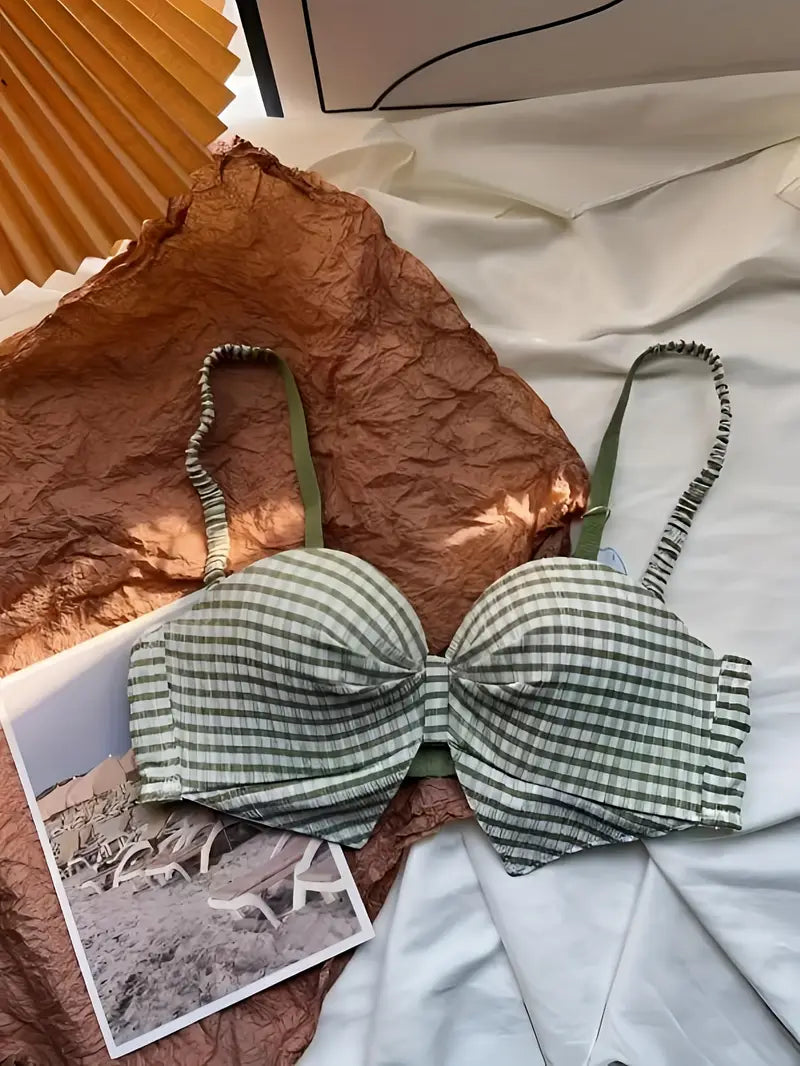 Women'S Push-Up Bra - Front Closure Non-Slip Strapless, Thick Padding for Lift & Support, No Underwire Needed