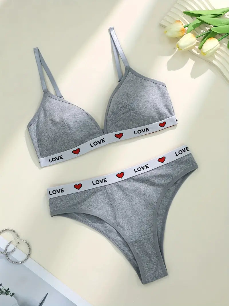 Comfortable Women'S Bra Set