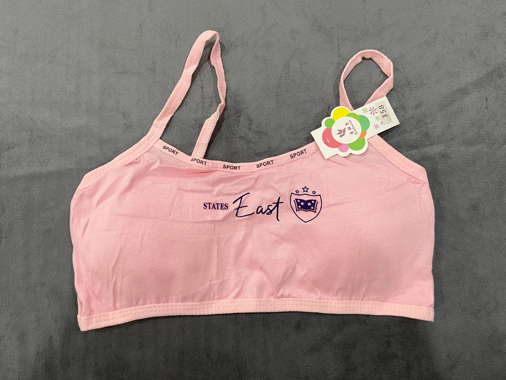 Padded Pack Of 3 Teenage Girls Cotton Training Bra – Steel-Free Bra, Everyday Comfort